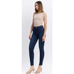 Vervet Womens Jeans Size 29 High‎ Rise Ankle Skinny Blue Dark Wash Stretch